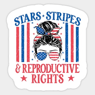 Stars Stripes and Reproductive Rights Sticker